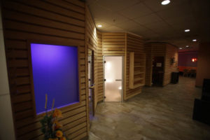 Der Saunabereich von Effective Fitness im Seidnitz-Center